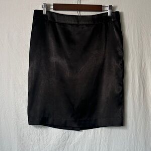 Saks Fifth Avenue Elegant Black Pencil Skirt